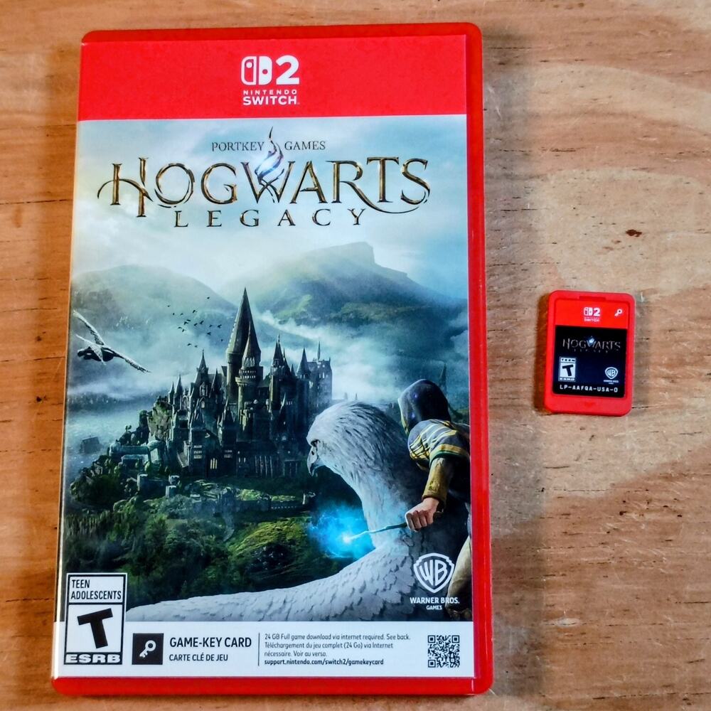 Hogwarts Legacy (Nintendo Switch 2, 2025) Complete in Box CIB Tested & Working